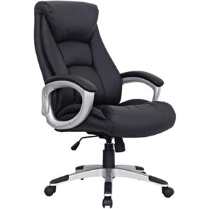 Офисное кресло из натуральной кожи BRABIX "Grand EX-500", черное, 530861 в Салехарде