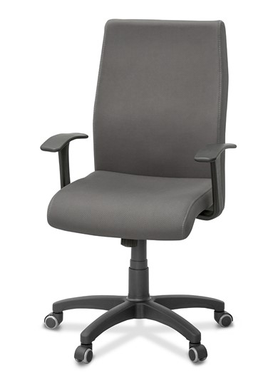 Кресло офисное Like, ткань TW / серая в Салехарде - изображение 2