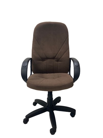 Кресло офисное Менеджер коричневый в Салехарде - изображение 1