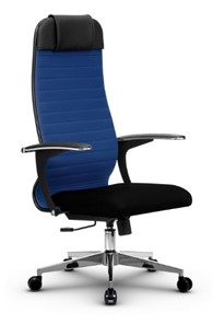 Кресло офисное МЕТТА B 1b 21/U158, Основание 17834 синий/черный в Салехарде