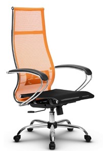 Кресло офисное МЕТТА B 1m 7/K131, Основание 17833 оранжевый/черный в Салехарде