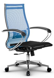 Кресло офисное МЕТТА B 2m 9/K131, Основание 17834 голубой/черный в Лабытнанги