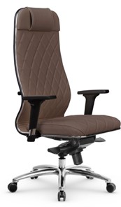 Офисное кресло Мetta L 1m 40M/2D Infinity Easy Clean (MPES) мультиблок, нижняя часть 17838 коричневый в Салехарде - предосмотр