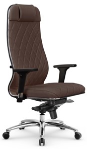 Офисное кресло Мetta L 1m 40M/2D Infinity Easy Clean (MPES) мультиблок, нижняя часть 17838 темно-коричневый в Салехарде - предосмотр