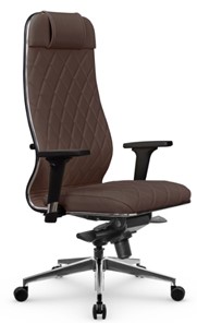 Офисное кресло Мetta L 1m 40M/2D Infinity Easy Clean (MPES) мультиблок, нижняя часть 17839 темно-коричневый в Салехарде