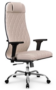 Офисное кресло Мetta L 1m 40M/2D Infinity Easy Clean (MPES) топган, нижняя часть 17833 светло-бежевый в Тарко-Сале