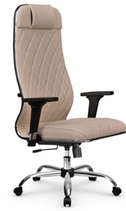 Офисное кресло Мetta L 1m 40M/2D Infinity Easy Clean (MPES) топган, нижняя часть 17833 темно-бежевый в Надыме