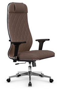 Офисное кресло Мetta L 1m 40M/2D Infinity Easy Clean (MPES) топган, нижняя часть 17834 светло-коричневый в Тарко-Сале - предосмотр
