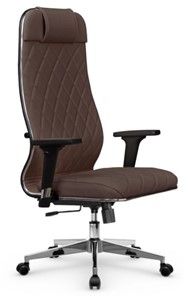 Офисное кресло Мetta L 1m 40M/2D Infinity Easy Clean (MPES) топган, нижняя часть 17834 темно-коричневый в Салехарде