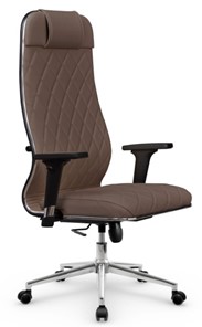 Офисное кресло Мetta L 1m 40M/2D Infinity Easy Clean (MPES) топган OMS, нижняя часть 17853 светло-коричневый в Лабытнанги