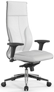 Кресло офисное Мetta L 1m 46/2D Infinity Easy Clean (MPES) мультиблок, нижняя часть 17839 белый в Салехарде - предосмотр
