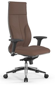 Кресло офисное Мetta L 1m 46/2D Infinity Easy Clean (MPES) мультиблок, нижняя часть 17839 светло-коричневый в Салехарде - предосмотр