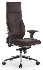 Кресло офисное Мetta L 1m 46/2D Infinity Easy Clean (MPES) мультиблок, нижняя часть 17839 темно-коричневый в Салехарде - предосмотр