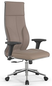 Кресло офисное Мetta L 1m 46/2D Infinity Easy Clean (MPES) топган, нижняя часть 17852 темно-бежевый в Салехарде - предосмотр
