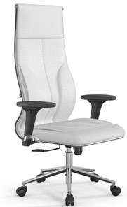 Кресло офисное Мetta L 1m 46/2D Infinity Easy Clean (MPES) топган OMS, нижняя часть 17853 белый в Салехарде