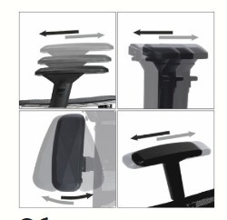 Кресло офисное Мetta L 1m 46/4D Infinity Easy Clean мультиблок, нижняя часть 17839 серый в Салехарде - предосмотр 7