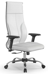 Кресло офисное Мetta L 1m 46/4D Infinity Easy Clean топган, нижняя часть 17833 белый в Салехарде - предосмотр