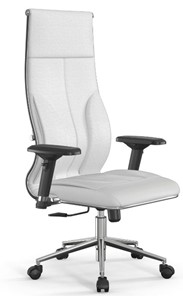Кресло офисное Мetta L 1m 46/4D Infinity Easy Clean топган, нижняя часть 17852 белый в Лабытнанги