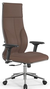 Кресло офисное Мetta L 1m 46/4D Infinity Easy Clean топган, нижняя часть 17852 светло-коричневый в Салехарде