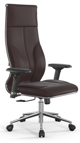 Кресло офисное Мetta L 1m 46/4D Infinity Easy Clean топган, нижняя часть 17852 темно-коричневый в Лабытнанги
