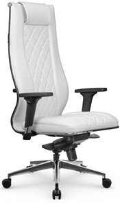 Кресло офисное МЕТТА L 1m 50M/2D Infinity Easy Clean мультиблок, нижняя часть 17839 белый в Лабытнанги