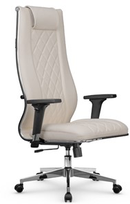 Кресло офисное МЕТТА L 1m 50M/2D Infinity Easy Clean топган, нижняя часть 17834 светло-бежевый в Салехарде