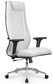 Кресло офисное МЕТТА L 1m 50M/2D Infinity Easy Clean топган, нижняя часть 17852 белый в Салехарде