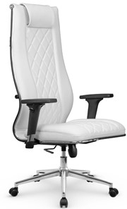 Кресло офисное МЕТТА L 1m 50M/2D Infinity Easy Clean топган OMS, нижняя часть 17853 белый в Лабытнанги