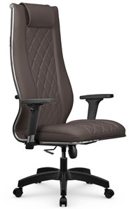 Кресло офисное МЕТТА L 1m 50M/2D Infinity Easy Clean топган OMS, нижняя часть 17859 темно-коричневый в Лабытнанги