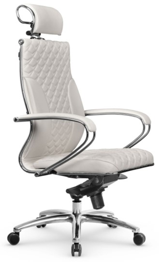 Кресло офисное Metta L 2c 44C/K116 Infinity Easy Clean мультиблок, нижняя часть 17838 белый в Салехарде - изображение 1