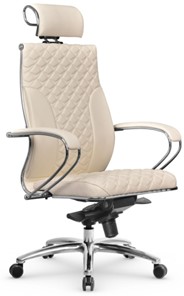 Офисное кресло Metta L 2c 44C/K116 Infinity Easy Clean мультиблок, нижняя часть 17838 молочный в Новом Уренгое