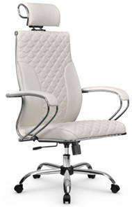 Офисное кресло Metta L 2c 44C/K116 Infinity Easy Clean топган, нижняя часть 17833 белый в Лабытнанги