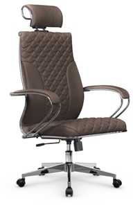 Офисное кресло Metta L 2c 44C/K116 Infinity Easy Clean топган, нижняя часть 17834 светло-коричневый в Салехарде