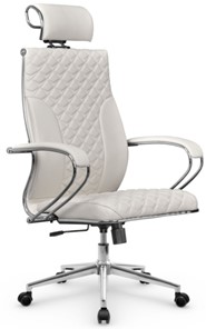 Офисное кресло Metta L 2c 44C/K116 Infinity Easy Clean топган, нижняя часть 17852 белый в Лабытнанги