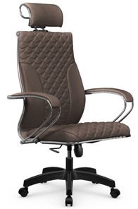 Офисное кресло Metta L 2c 44C/K116 Infinity Easy Clean топган OMS, нижняя часть 17859 светло-коричневый в Салехарде