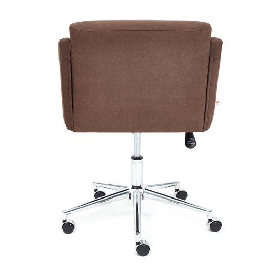Кресло MILAN хром флок, коричневый, арт.13945 в Салехарде - изображение 4