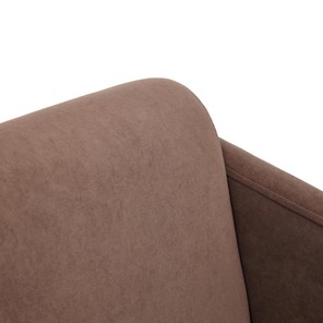 Кресло MILAN хром флок, коричневый, арт.13945 в Салехарде - предосмотр 6