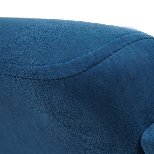 Кресло MILAN хром флок, синий, арт.13948 в Салехарде - изображение 11