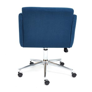 Кресло MILAN хром флок, синий, арт.13948 в Салехарде - предосмотр 4
