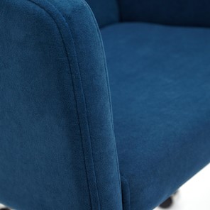 Кресло MILAN хром флок, синий, арт.13948 в Салехарде - предосмотр 7