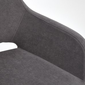 Кресло компьютерное MODENA хром флок, серый, арт.14232 в Салехарде - предосмотр 5