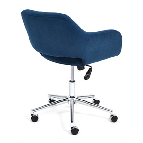 Компьютерное кресло MODENA хром флок, синий, арт.14233 в Салехарде - предосмотр 2