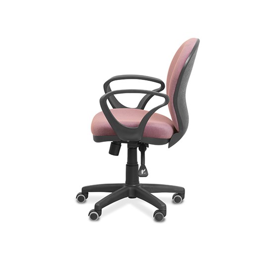 Кресло офисное оператора Чарли, ткань TW / бордовая в Надыме - изображение 5