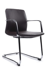Кресло для офиса Plaza-SF (FK004-С11), темно-коричневый в Салехарде