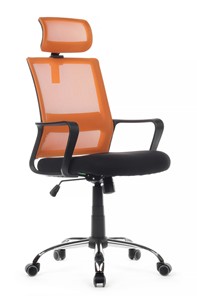 Компьютерное кресло RCH 1029HB, черный/оранжевый в Муравленко