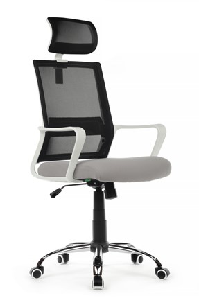 Кресло компьютерное RCH 1029HW, серый/черный в Салехарде - изображение