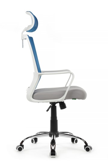 Кресло офисное RCH 1029HW, серый/синий в Салехарде - изображение 2