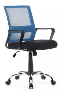 Кресло компьютерное RCH 1029MB, черный/синий в Салехарде
