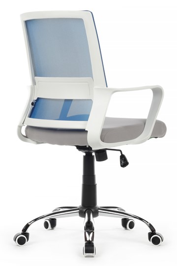 Кресло компьютерное RCH 1029MW, серый/синий в Ноябрьске - изображение 3
