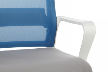 Кресло компьютерное RCH 1029MW, серый/синий в Муравленко - предосмотр 5